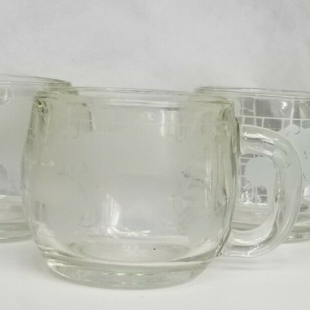 1970's SET OF 5 NESTLE NESCAFE COFFEE MUGS CUPS